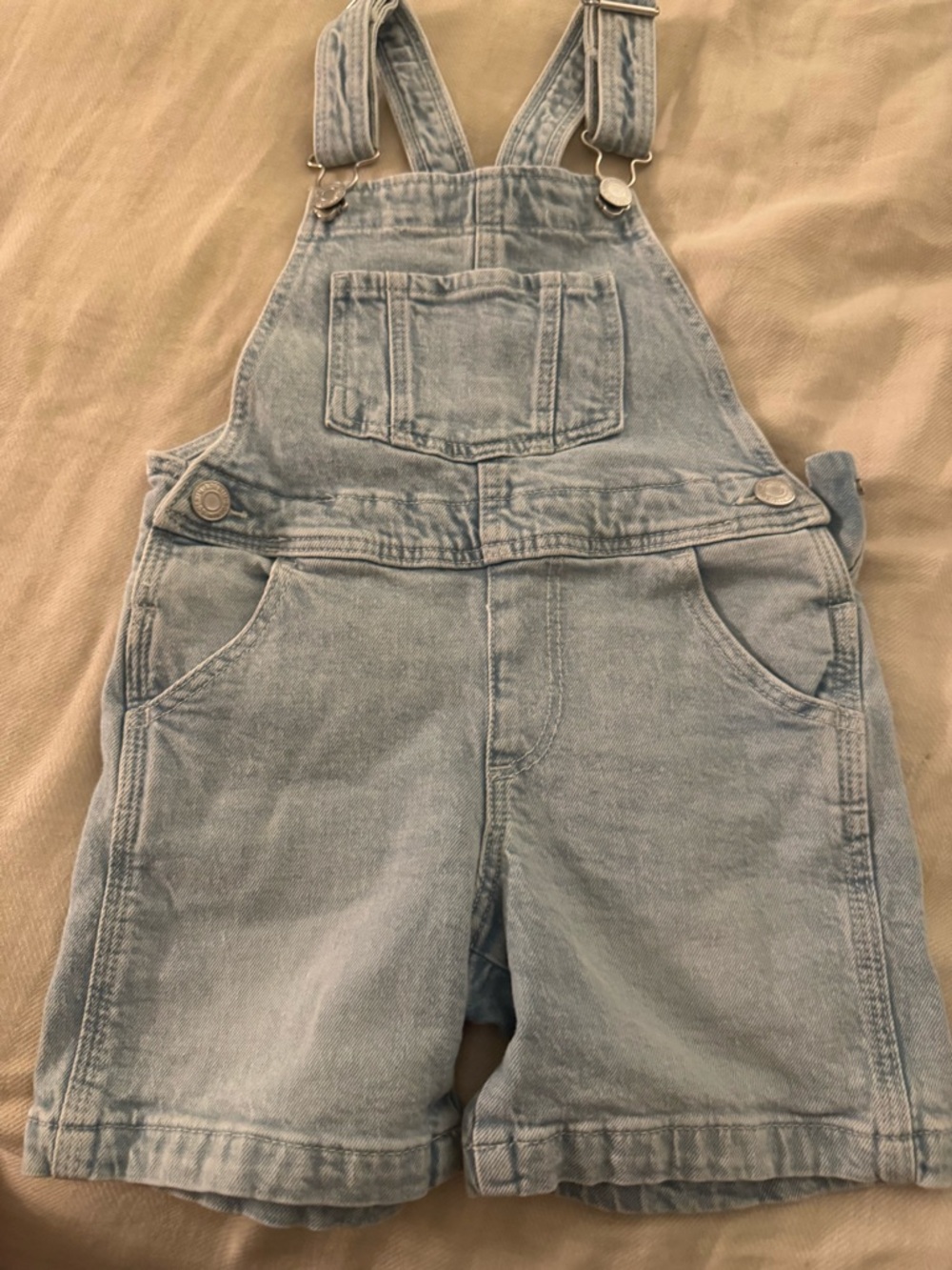 H&M Light Blue Denim Kids Overalls Shorts